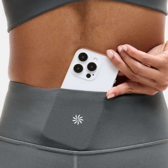 NWT Athleta Elation Straight Shadow Gray Leg 2.0 Sz M/P (# 769062) - Picture 4 of 8